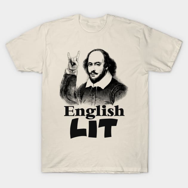 English LIT T-Shirt by cedownes.design